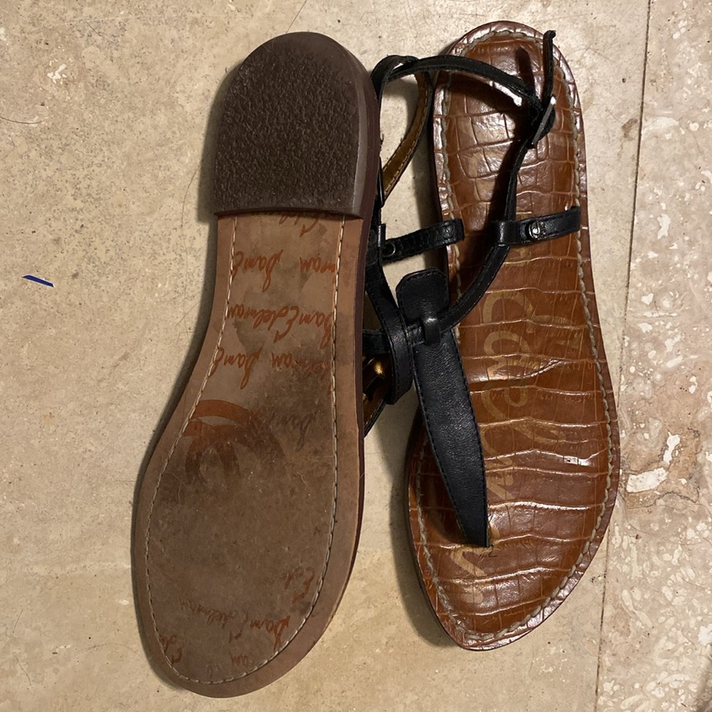 Sam Edelman Women's Gigi Thong Sandals size 6 black - Picture 5 of 5